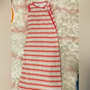 Kickee Pants Pink and White Striped Sleep Sack